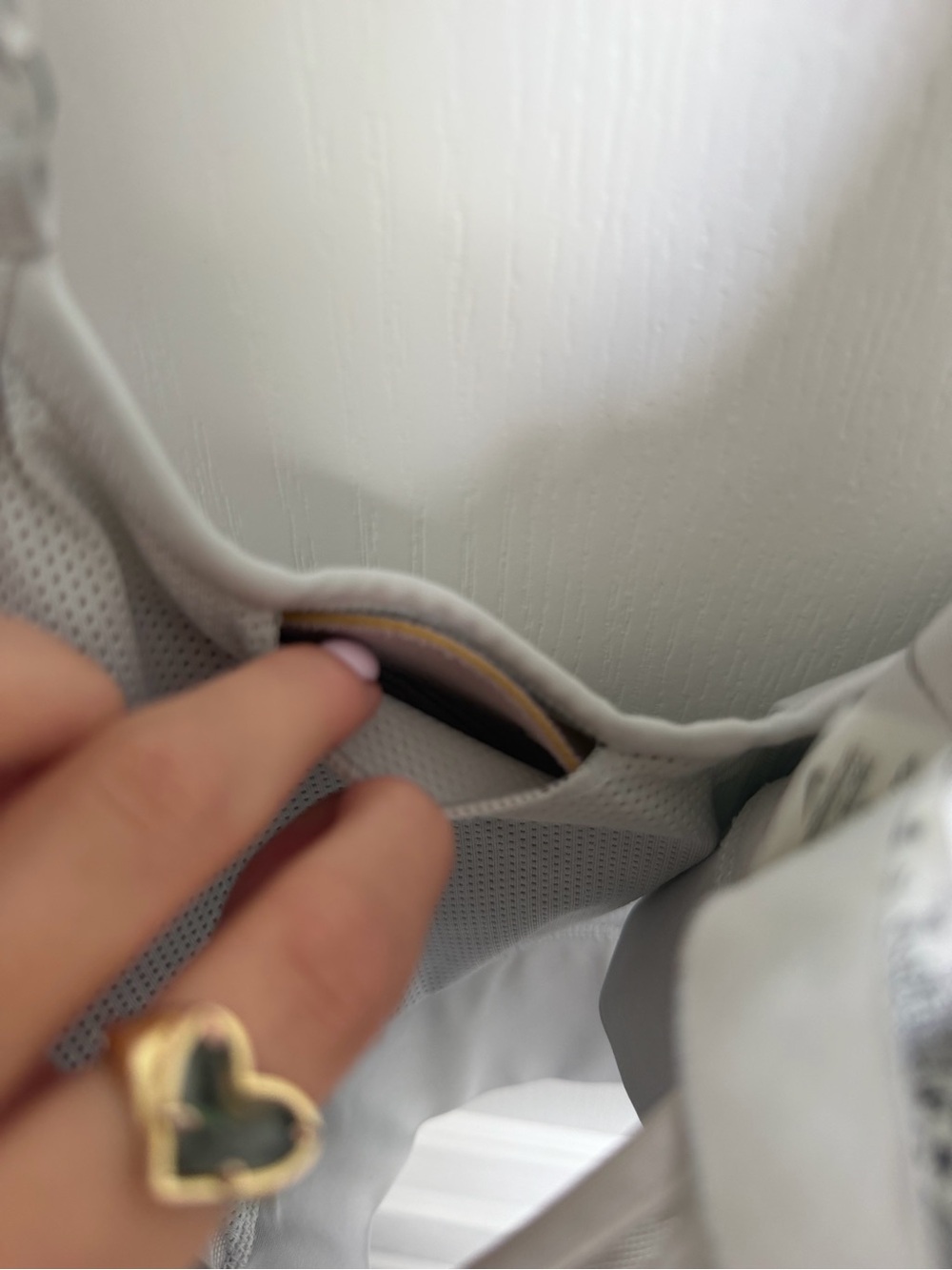 Nike Indy Sports Bra in White - Picture 4 of 5